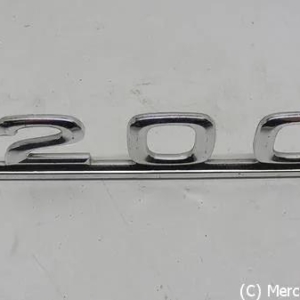 TİP YAZI 200 METAL W115 W123