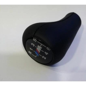 VİTES TOPUZU KROMLU LACİVERT SUNİ DERİ DESEN {M LOGO} E30 E34 E36 E39 E46