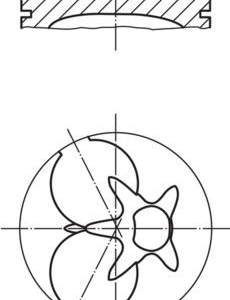 PİSTON 87.mm M601 602 603 87-70457