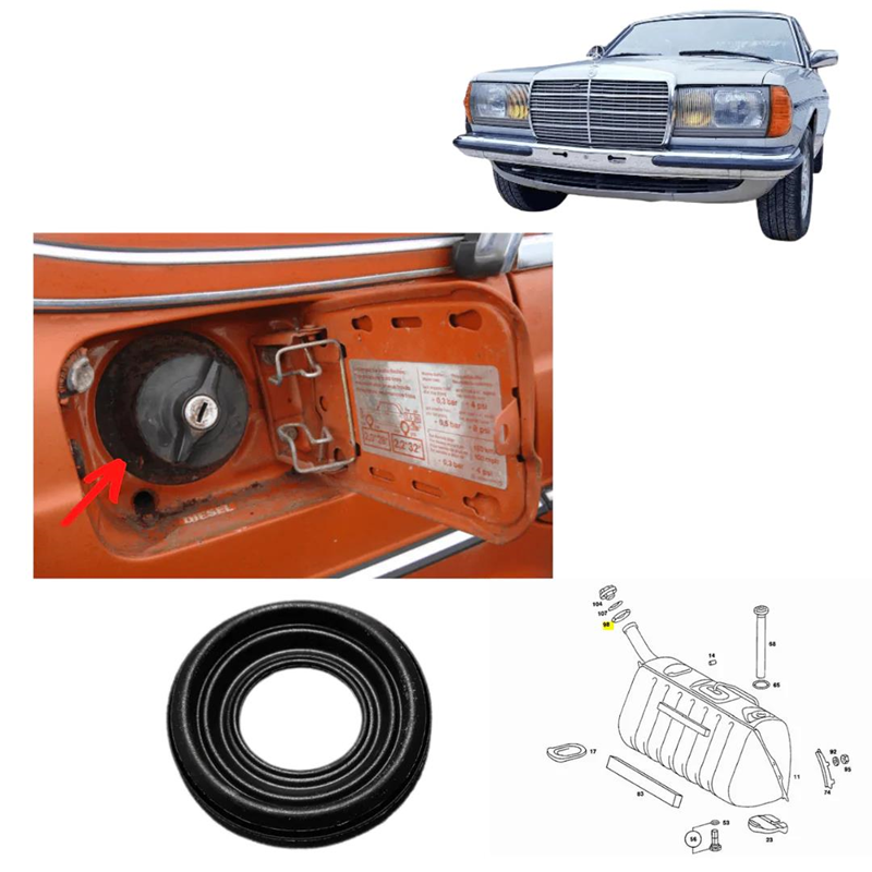 YAKIT DEPOSU BOĞAZ CONTASI W123 W124 W201 A1239973581